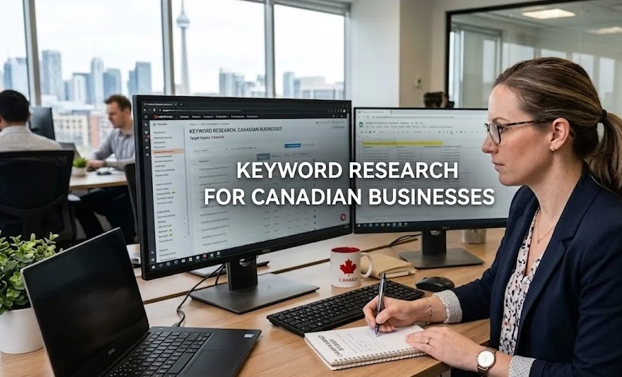 image showing title Keyword Research for Canadian Businesses