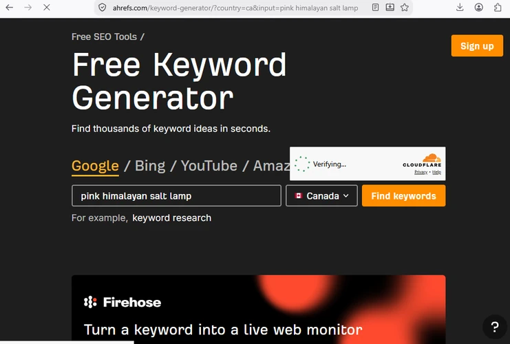 paid keyword research tool by ahref